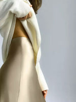 Load image into Gallery viewer, Womens Satin Mermaid Skirt N5Z021