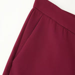 Load image into Gallery viewer, Red Feather Cuff Blazer Set Women N5A784