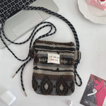 Load image into Gallery viewer, Rainbow Dots Plush Bag Women Cute Shoulder Crossbody S5P876