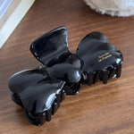 Load image into Gallery viewer, 3D Bow Retro Stripe Acetate Hair Claw Clip Women N6C351