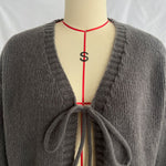 Load image into Gallery viewer, V Neck Tie Cardigan Women Office Lightweight Knit N5A872