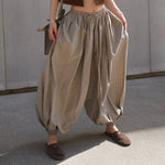 Load image into Gallery viewer, Plaid Culottes Women Retro High Waist Wide Leg Pants N5A822