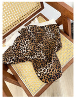 Load image into Gallery viewer, Retro Leopard Bandana Hat Women N6C362