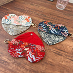 Load image into Gallery viewer, Vintage Floral Embroidery Cotton Love Glasses Case N6F133