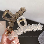 Load image into Gallery viewer, Jelly Color Flower Hair Claw Clip Women Resin N6C350