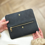 Load image into Gallery viewer, Envelope Long Top-grain Leather Wallet Women Handbag S5P936