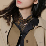 Load image into Gallery viewer, Simple French Thin Stripe Scarf Women Versatile M5A338
