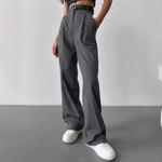 Load image into Gallery viewer, Wide Leg Trousers Women Office Casual N5A824