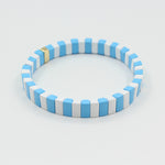 Load image into Gallery viewer, Macaron Elastic Bracelet Dual-Tone Enamel Alloy S5P043