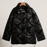 Load image into Gallery viewer, Diamond Quilted Puffer Jacket Women Multiple Colors N5A609