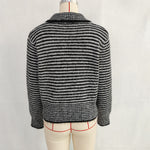 Load image into Gallery viewer, Office Stripe Cardigan Women Slim Fit Lapel N5A866