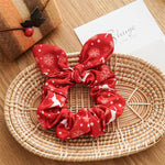 Load image into Gallery viewer, Christmas Style Scrunchy Hair Tie With Bow S5P637