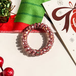 Load image into Gallery viewer, Christmas Spiral Telephone Coil Hair Tie S5P628