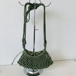 Load image into Gallery viewer, Cotton Mesh Drawstring Mini Beach Crossbody Bag N6F145