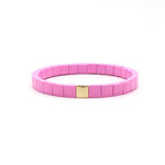 Load image into Gallery viewer, Bohemian Tile Bracelet Steel Enameled Plated S5P144