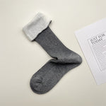 Load image into Gallery viewer, Contrast Stripe Stackable Socks Women Style M5A014