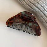 Load image into Gallery viewer, Retro Color Block Acetate Shark Clip Women Elegant S5P900