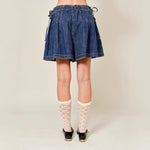 Load image into Gallery viewer, Vintage Distressed High Waist Denim A-Line Shorts N6C316