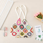 Load image into Gallery viewer, Bohemian Hand-Crochet Shoulder Bag Women N6E086