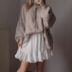 Load image into Gallery viewer, Solid Color Batwing Sleeve Cardigan Women N5A839