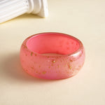 Load image into Gallery viewer, Womens Iridescent Marbled Round Resin Bracelet N6K151