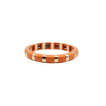 Load image into Gallery viewer, Semi Circle Bead Bangle Alloy Vitreous Enamel S5P266