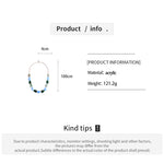 Load image into Gallery viewer, Womens Vintage Marbled Irregular Acrylic Necklace N6K184