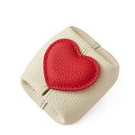 Load image into Gallery viewer, Top Grain Leather Heart Coin Purse Women Portable S5P935