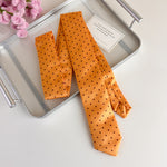 Load image into Gallery viewer, Vintage Polka Dot Embroidered Scarf Belt Necktie N6G231