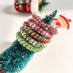 Load image into Gallery viewer, Christmas Spiral Telephone Coil Hair Tie S5P628
