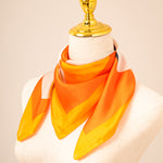 Load image into Gallery viewer, Silk Like Color-block 70x70 Scarf Multi Color Women M5A348