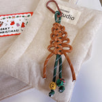 Load image into Gallery viewer, Christmas Tree Beaded Keychain Bag Charm N6K292