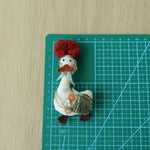 Load image into Gallery viewer, Mini Duckling Fabric Pin Crossbody Bag Accent N6G024