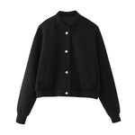 Load image into Gallery viewer, Soft Relaxed Pilot Jacket Women N5A573