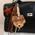 Load image into Gallery viewer, Plush Dog Rope Bag Charm Keychain Mixed Materials S5P941