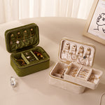 Load image into Gallery viewer, Double Layer Velvet Jewelry Box Large Capacity S5P827