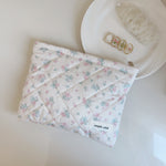Load image into Gallery viewer, Floral Quilted Compact Organizer Cotton Canvas S5P359