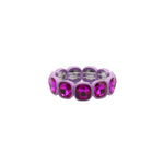 Load image into Gallery viewer, Glass Floral Handband Cuff Enamel Crystal S5P155