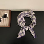 Load image into Gallery viewer, Vintage Pure Cotton Small Square Scarf Women M5A339