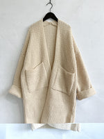 Load image into Gallery viewer, Oversized Long Cardigan Women Thick Knit N5A863