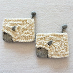 Load image into Gallery viewer, Nepal Wool Felt Curly Sheep Coin Purse Card Holder N6G026