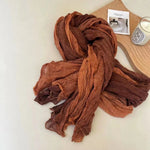 Load image into Gallery viewer, Ombre Crinkle Linen Blend Wrap M5A241