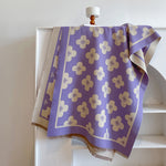 Load image into Gallery viewer, Small Floral Long Scarf Women Warm Poly Cape M5A326