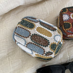 Load image into Gallery viewer, Embroidered Coin Purse Lipstick Organizer Pouch Women N6B120