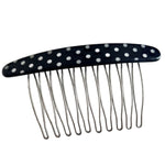 Load image into Gallery viewer, Polka Dot Oval Hair Comb Acetate Flyaway Styling Tool N6F066