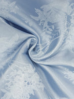 Load image into Gallery viewer, Blue Strapless Smocked Princess Satin Dress Women N5A939