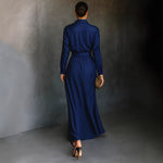 Load image into Gallery viewer, Two Piece Set Women Draped Shirt Pleated SkirtN5A904