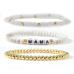 Load image into Gallery viewer, Mama Beaded Bracelet Set Women N6D533