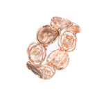 Load image into Gallery viewer, Colorful Enamel Rose Geometric Hollow Bangle N6F266