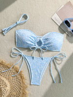 Load image into Gallery viewer, Sexy Tie Side Solid Towel Bikini Multi Color Women N5A979